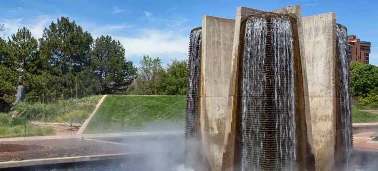 Picture of the Denver Botanical Gardens. 