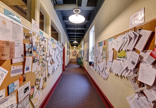 hallway at our school